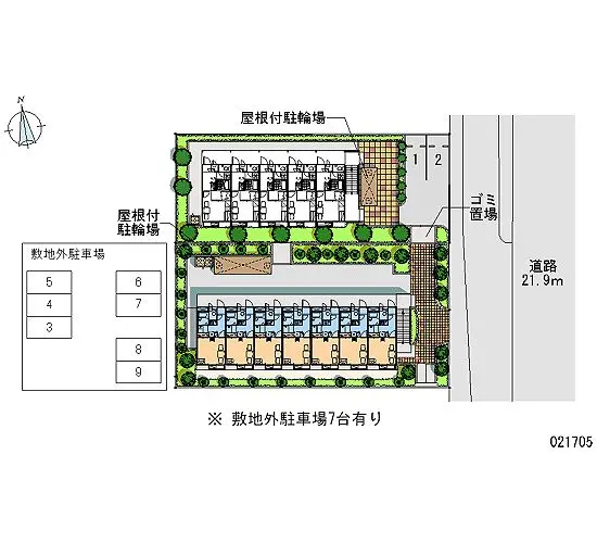 ★手数料０円★京都市左京区岩倉中町　月極駐車場（LP）